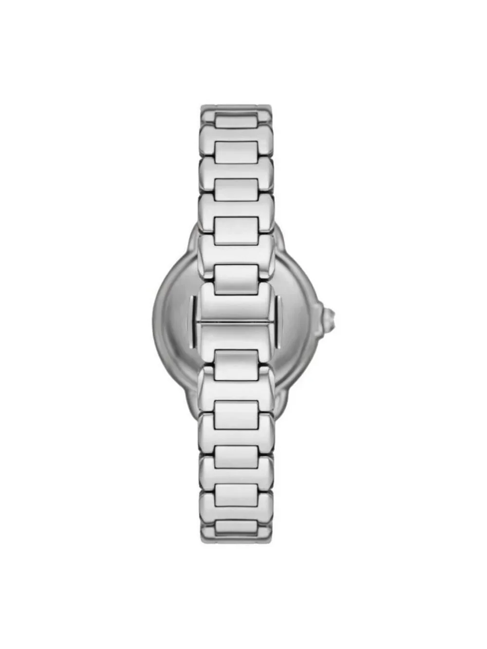 NWT Emporio Armani Quartz Crystal Silver Dial Ladies Watch